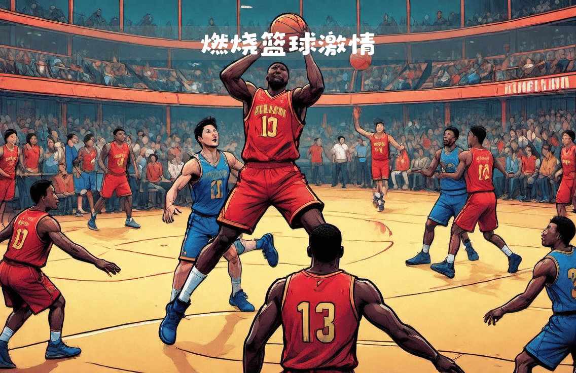 激情碰撞！篮球大赛中两队交战异常激烈