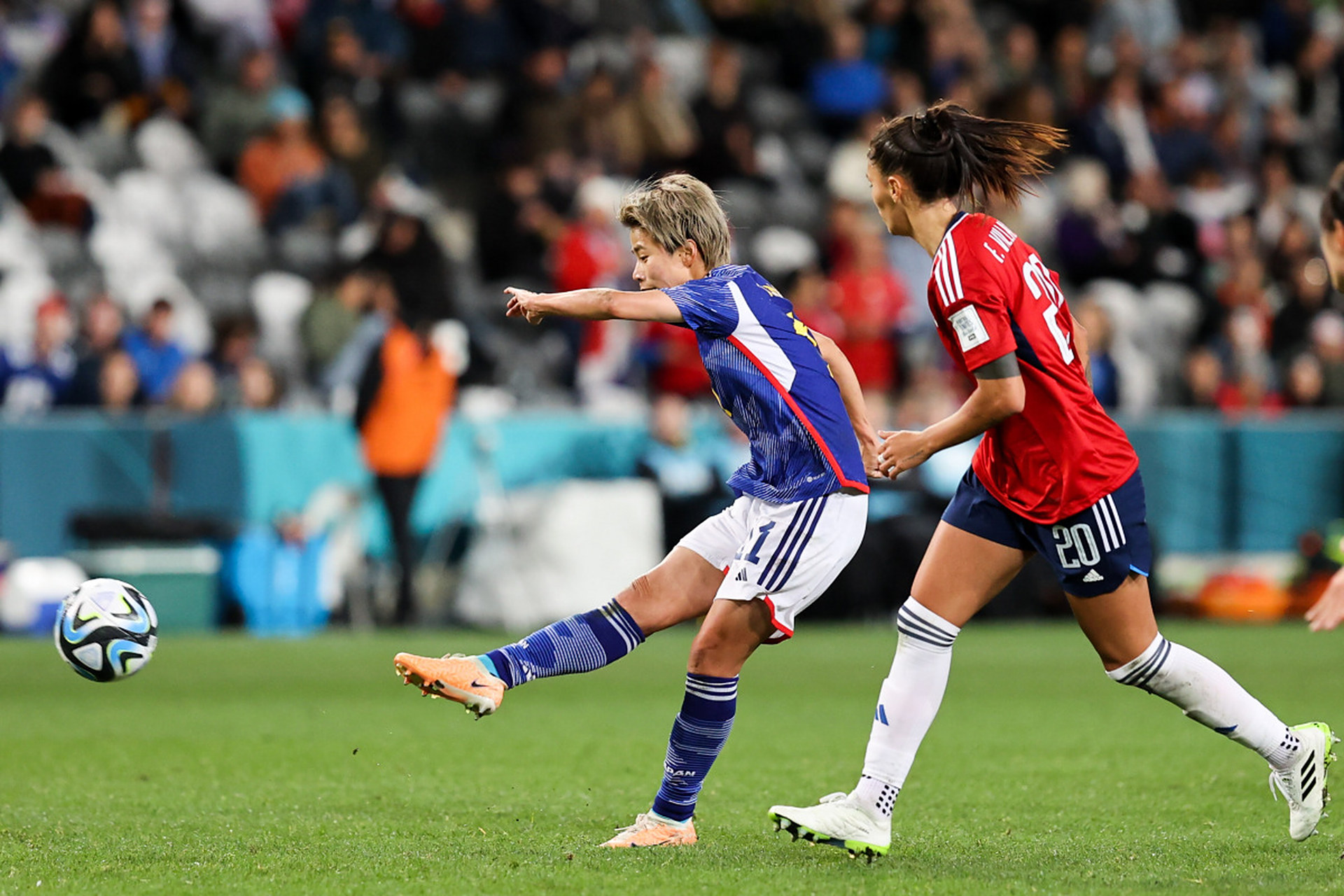 日本女足球队在国际比赛中实力出众 日本女足球队在国际比赛中实力出众