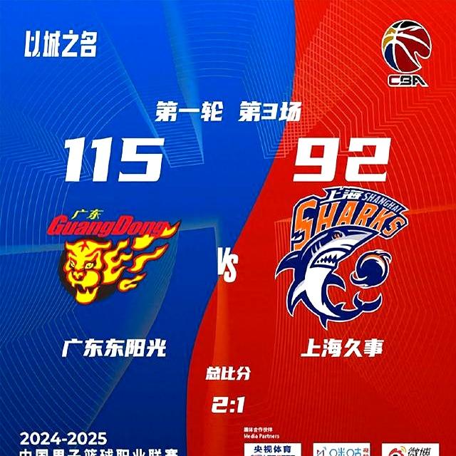 广东輸給山东,球隊結束本賽季征程 广东輸給山东,球隊結束本賽季征程